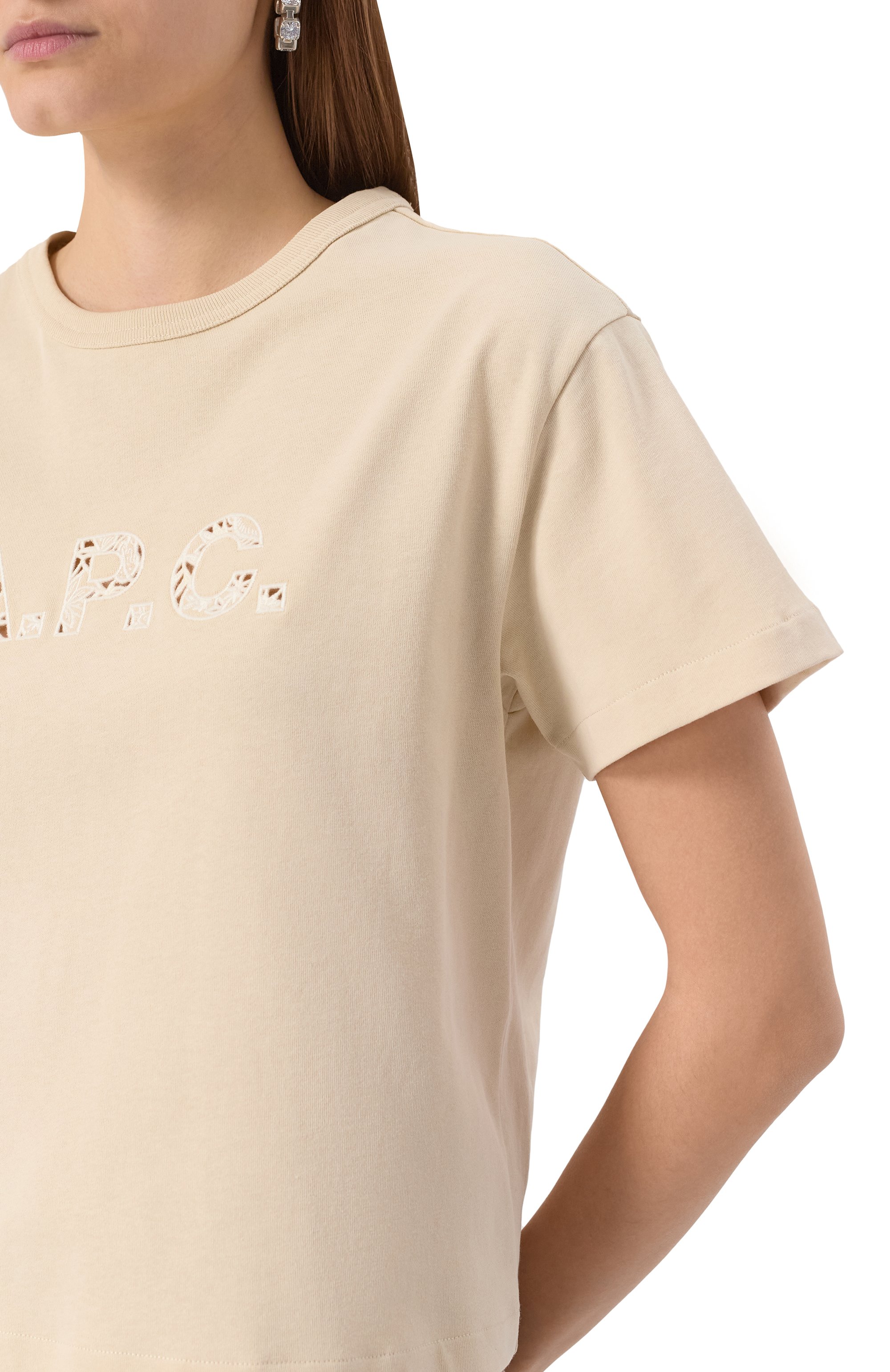 Хлопковая футболка A.P.C., арт. C0HBQ-F26495, фото 5