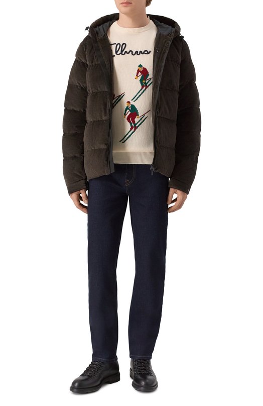 Джемпер из шерсти и вискозы MC2 Saint Barth HER0011-04177I/HER0N C Белый  HER0011-04177I/HER0N C Фото 2