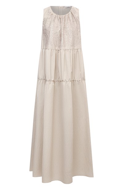 Женское хлопковое платье BRUNELLO CUCINELLI, арт. M0F79ADR85