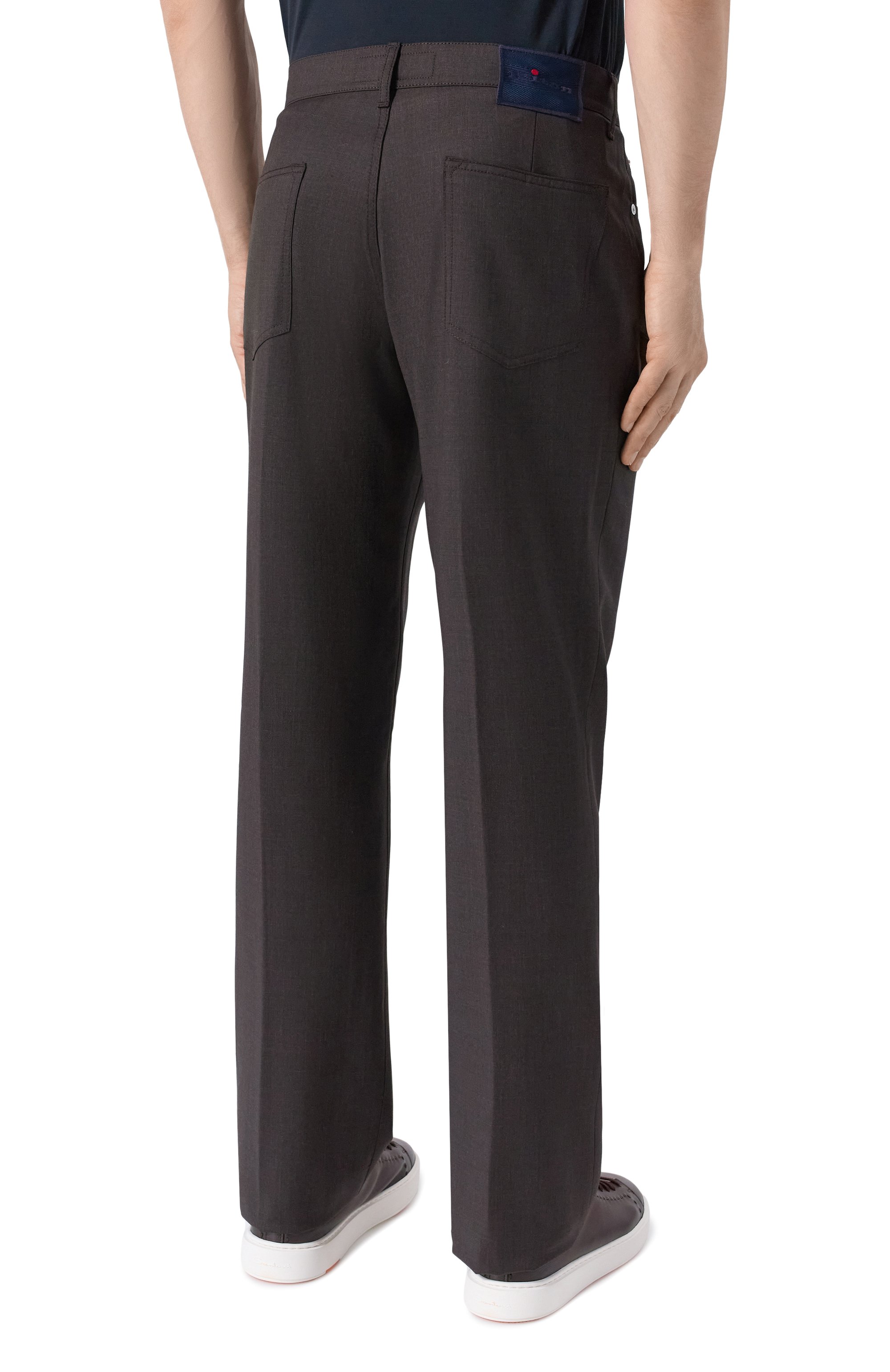 Шерстяные брюки KITON, арт. UFPPERK0127H07, фото 4