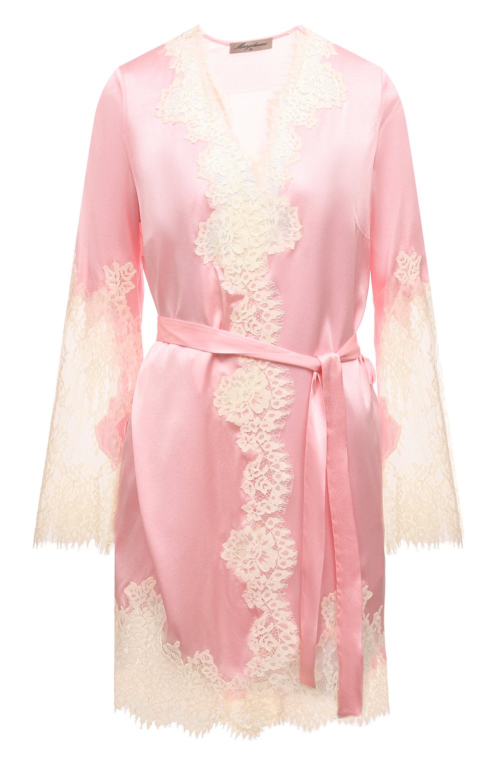 Шелковый халат MARJOLAINE светло-розового цвета по цене 60550 руб., арт. 4RUB2001, фото 1 Шелковый халат MARJOLAINE, арт. 4RUB2001, фото 1