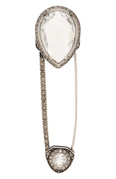 Женская брошь ALEXANDER MCQUEEN серебряного цвета, арт. 584277/J160Y | Фото 1 (Статус проверки: Проверена категория; Материал: Металл; Региональные ограничения белый список (Axapta Mercury): Не проставлено; Нос: Не проставлено)