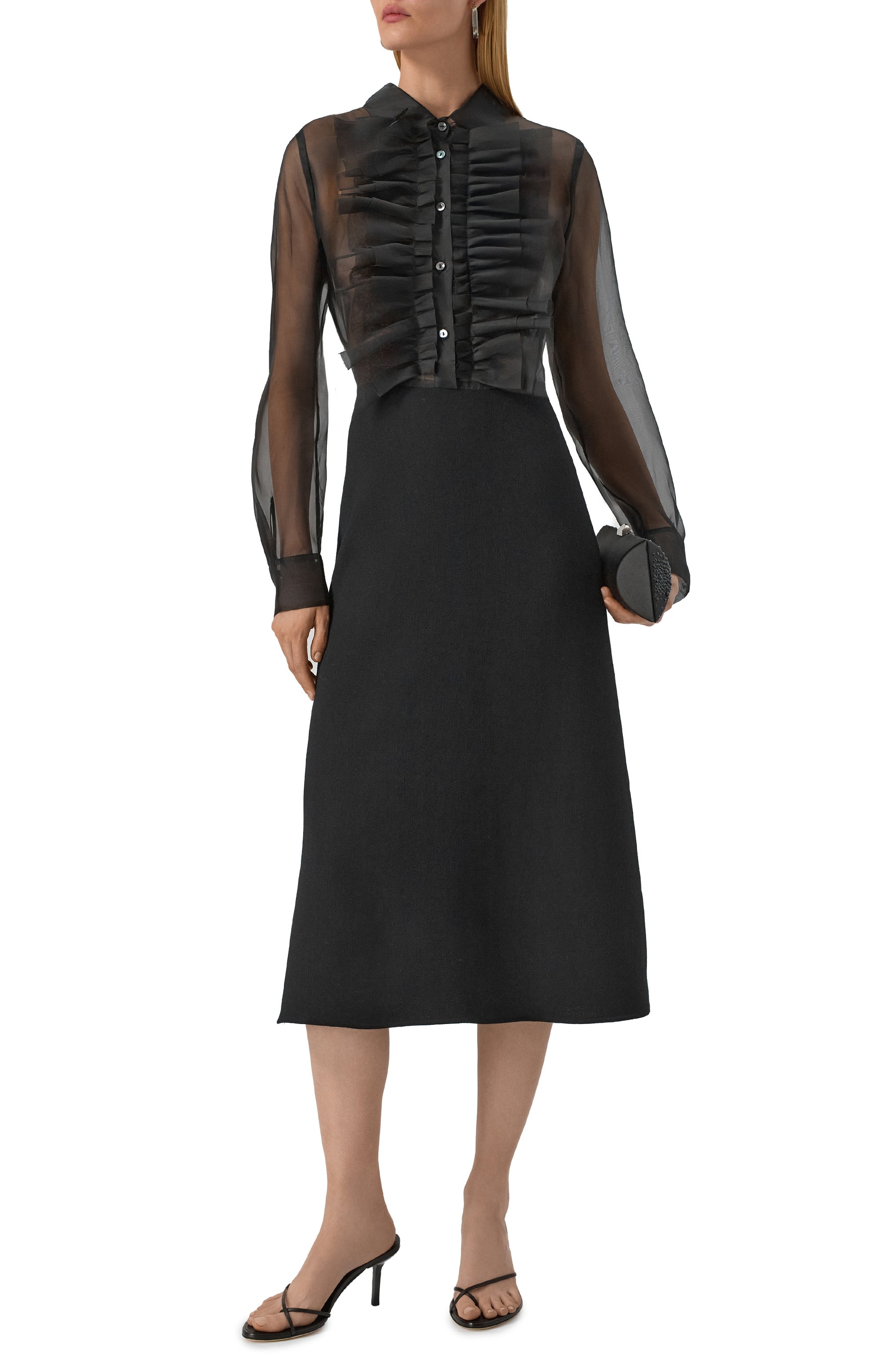 Шелковое платье P.A.R.O.S.H., арт. S0RGENTE25-D726082, фото 2