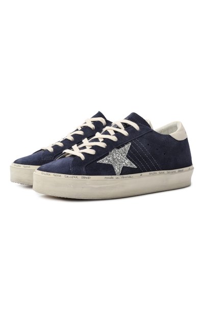 Женские замшевые кеды hi star GOLDEN GOOSE DELUXE BRAND, арт. GWF00118.F006510