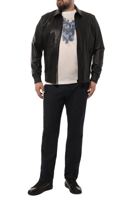 Хлопковая футболка Zilli MBZ-NT540-0PTI1/MC01/62-64 Синий  MBZ-NT540-0PTI1/MC01/62-64 Фото 2