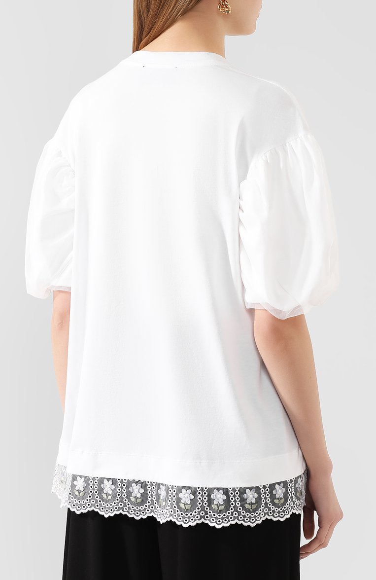 Хлопковая футболка SIMONE ROCHA, арт. TS270-10B/0553, фото 1