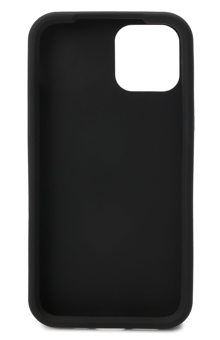 Чехол для iphone 12/12 pro DOLCE & GABBANA черно-белого цвета, арт. BP2907/A0976 | Фото 2 (Материал: Пластик; Нос: Не проставлено; Региональные ограничения белый список (Axapta Mercury): Не проставлено)