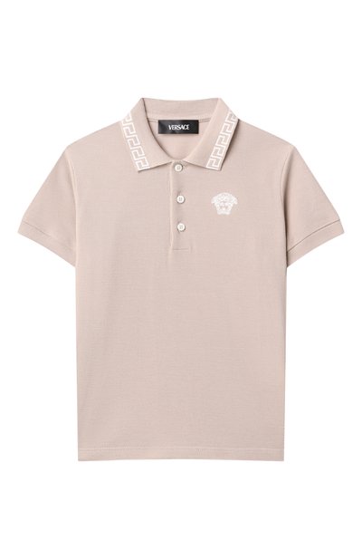 Хлопковое поло VERSACE, арт. 1018617/1A13012