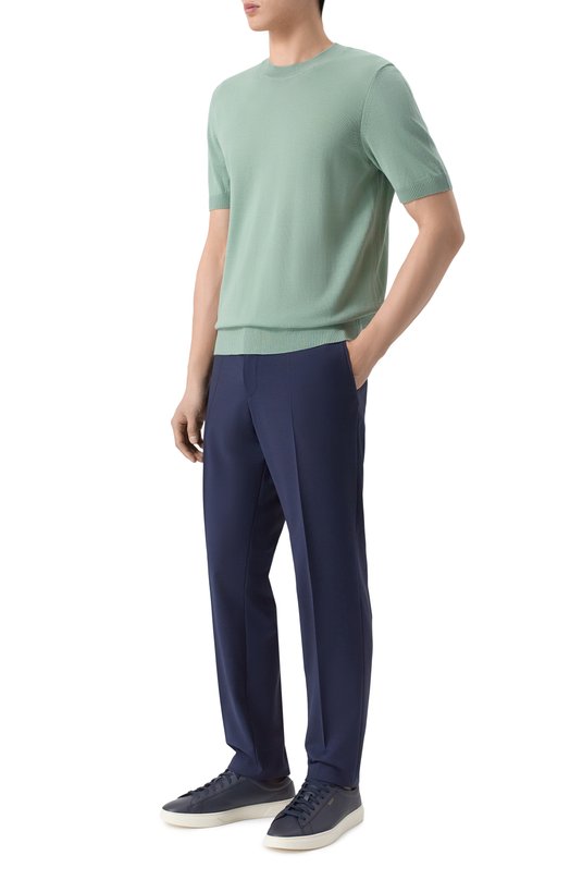 Шерстяной джемпер BOSS 50560476 Зелёный  50560476 Фото 2