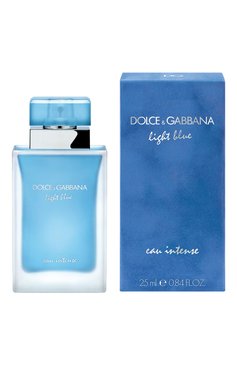 Парфюмерная вода light blue eau intense (25ml) DOLCE & GABBANA бесцветного цвета, арт. 8057971181339 | Фото 2 (Региональные ограничения белый список (Axapta Mercury): Не проставлено; Нос: Не проставлено; Тип продукта - парфюмерия: Парфюмерная вода; Тип аромата: Фруктовый, Цветочный; Ограничения доставки: flammable)