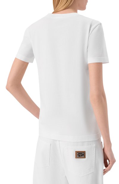 Хлопковая футболка DOLCE & GABBANA, арт. F8V42Z/GDDLX, фото 4