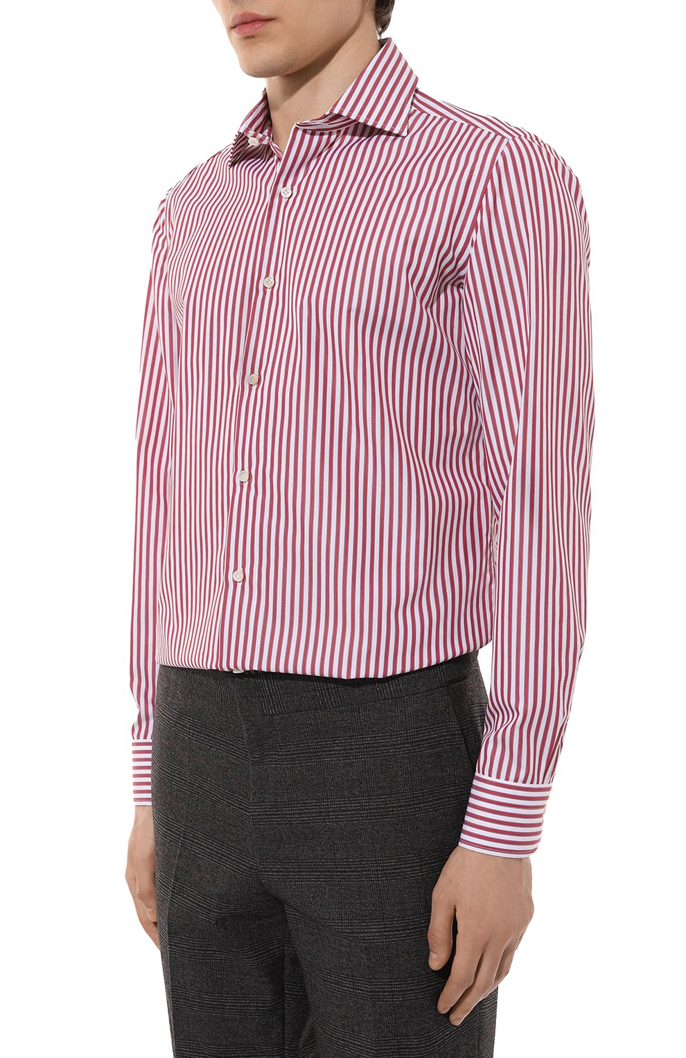 Хлопковая сорочка LUIGI BORRELLI, арт. SR3714, фото 4