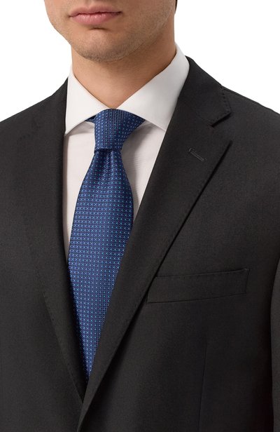 Мужской шелковый галстук KITON, арт. UCRVKLC03M20