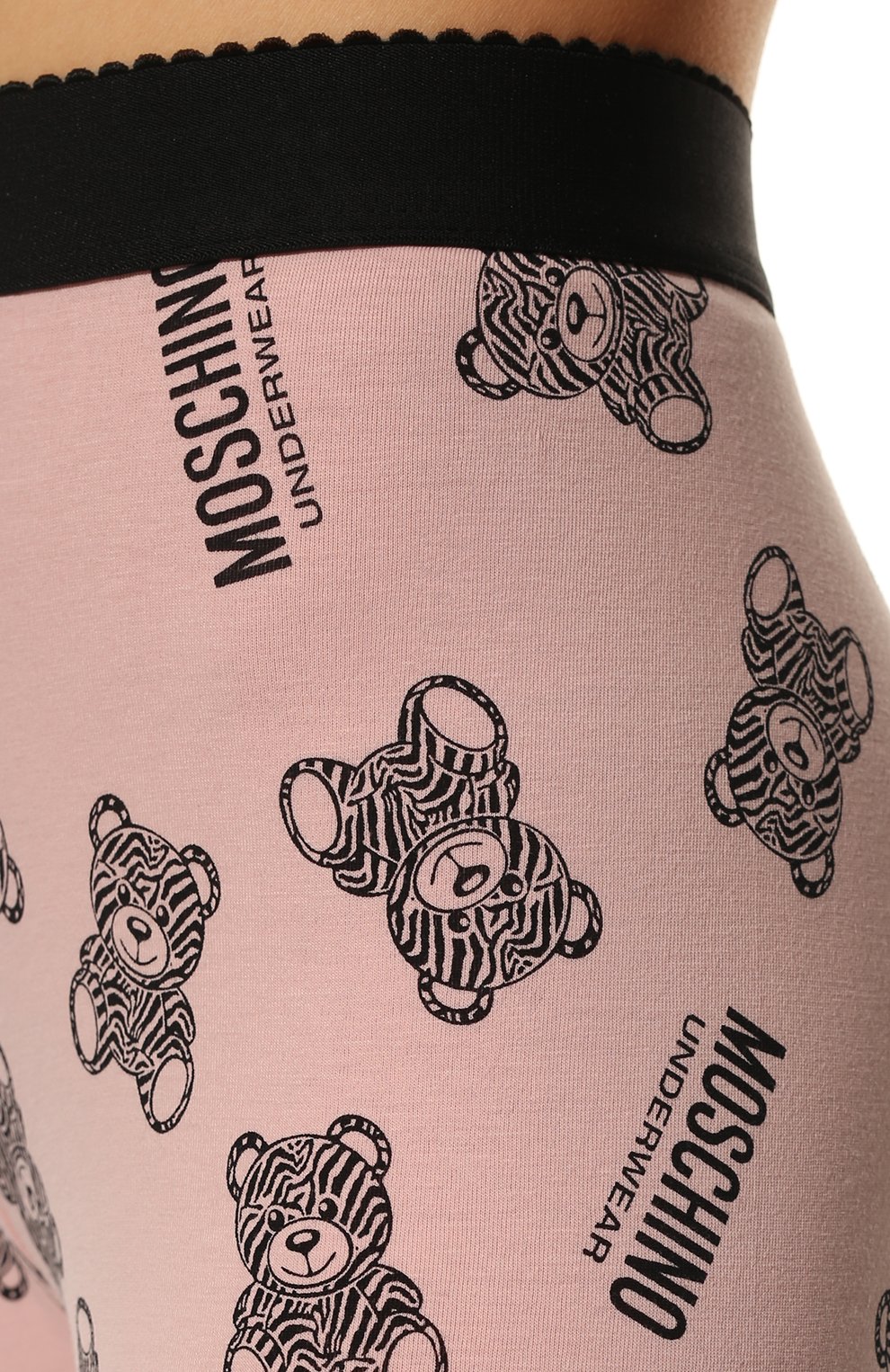 Хлопковые легинсы MOSCHINO, арт. A4317/9011, фото 5