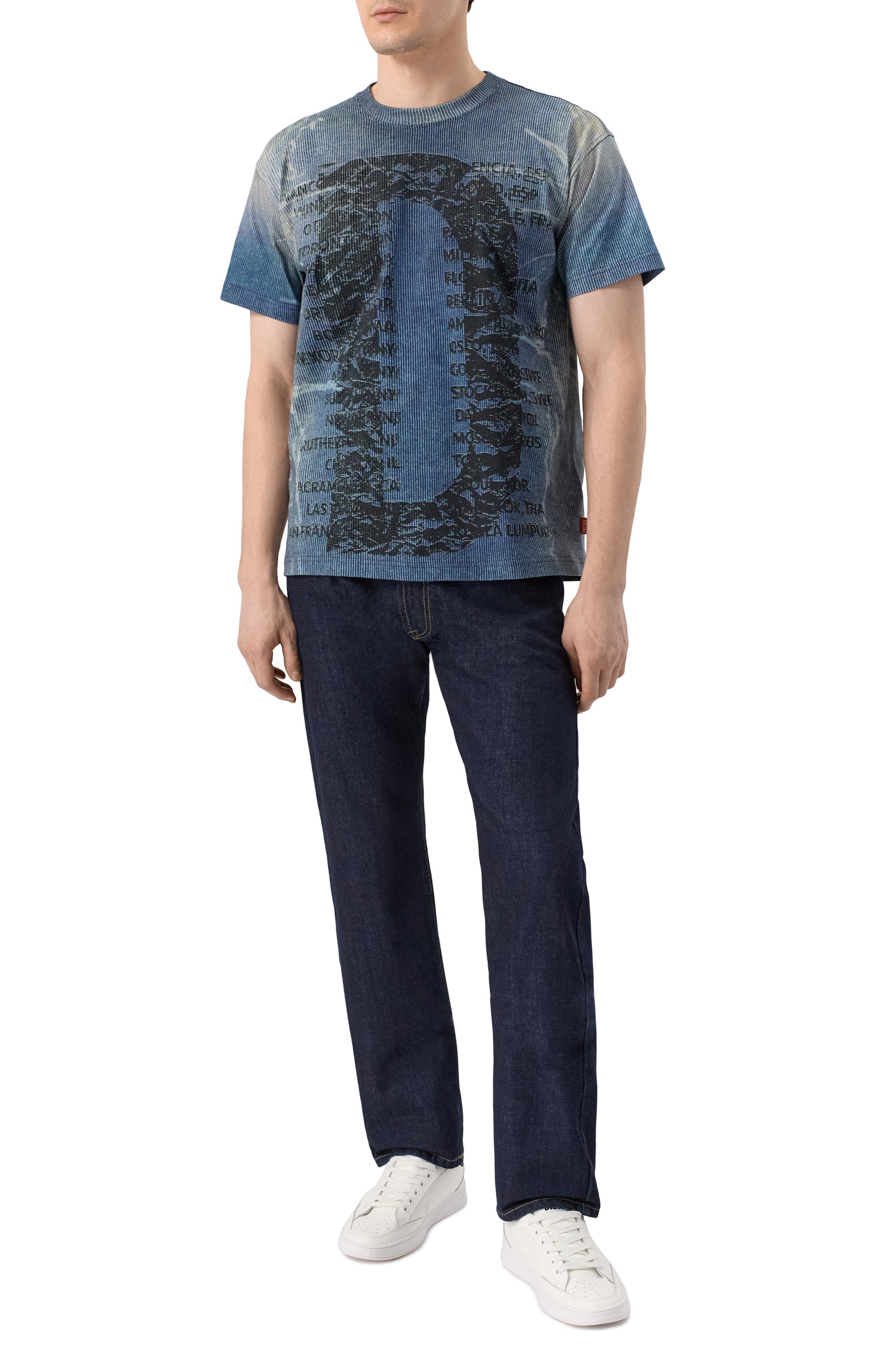 Хлопковая футболка DIESEL, арт. A19650/0PJBH, фото 2