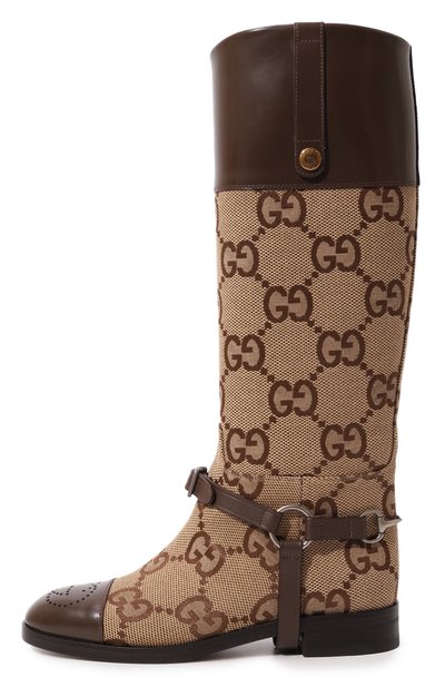 Комбинированные сапоги zelda GUCCI, арт. 674673 UKO50, фото 4