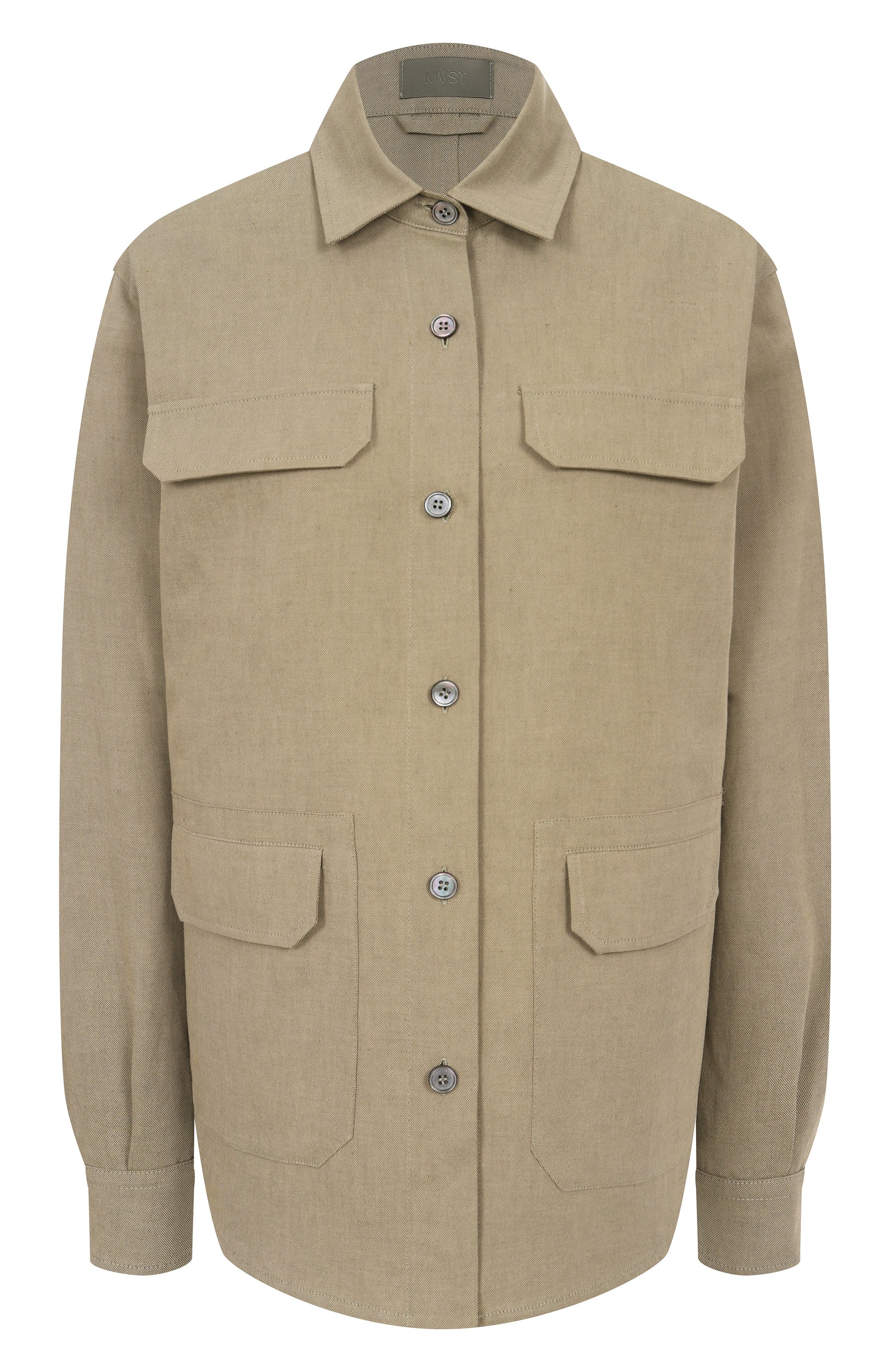 Рубашка из хлопка и льна MVST, арт. M25.2MW.B402, фото 1
