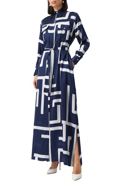 Шелковое платье KITON, арт. D47321K0926E06, фото 3