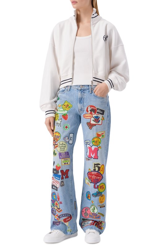 Джинсы Bookie Sneak Mother 10895-1085/THE B00KIE SNEAK (SUPERI0R) Голубой  10895-1085/THE B00KIE SNEAK (SUPERI0R) Фото 2