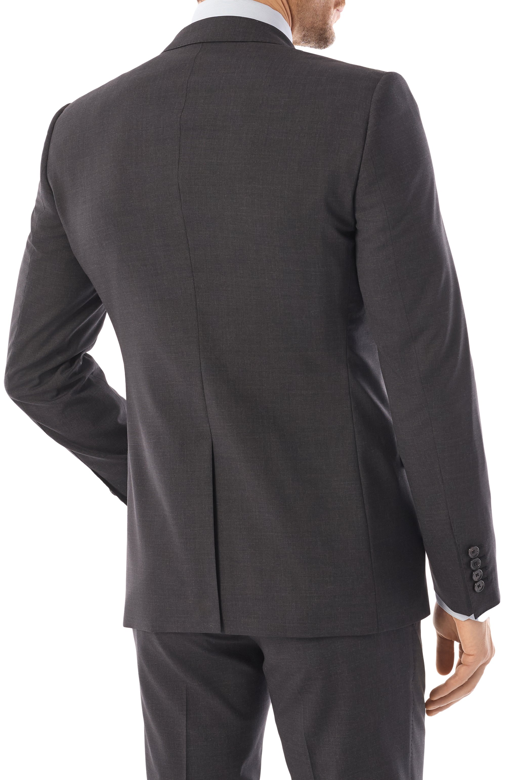 Шерстяной костюм DOLCE & GABBANA темно-серого цвета по цене 239000 руб., арт. GK0EMT/GG187, фото 5 Шерстяной костюм DOLCE & GABBANA, арт. GK0EMT/GG187, фото 5