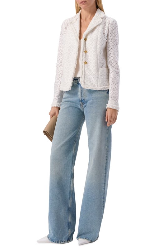 Жакет Giambattista Valli 26SSRVCA6045/20MAC Белый  26SSRVCA6045/20MAC Фото 2