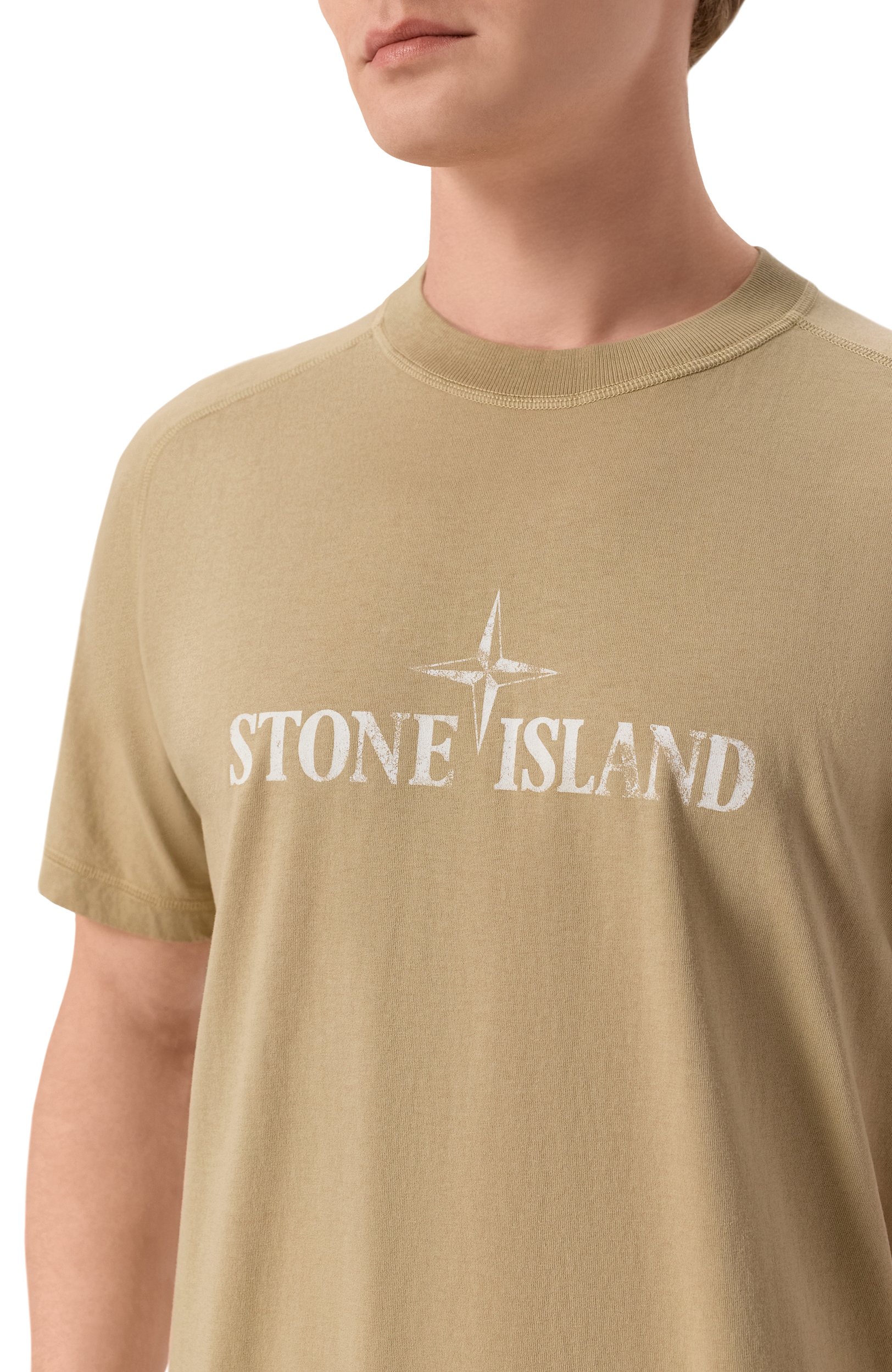 Хлопковая футболка STONE ISLAND, арт. K1S152100020/S0081, фото 5
