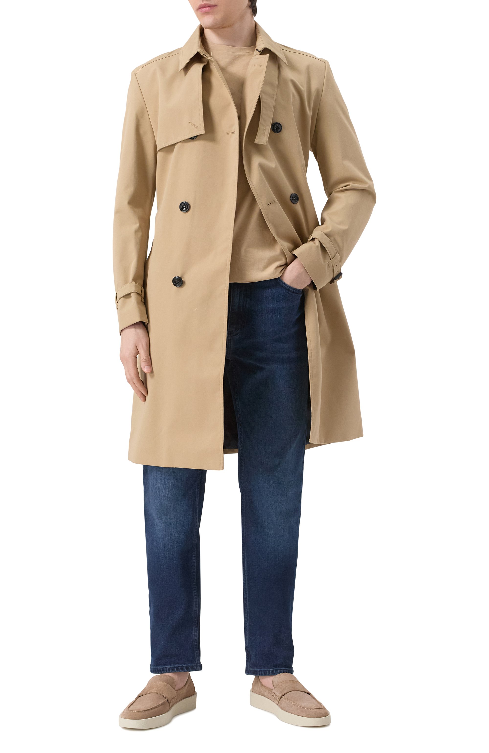 Хлопковая футболка BOSS, арт. 50503276, фото 2