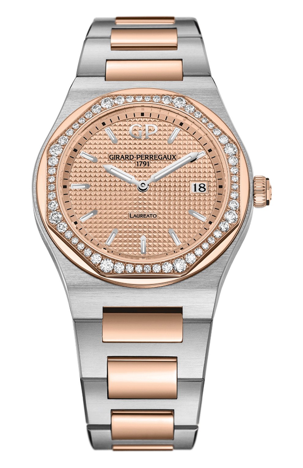 Часы laureato 34 mm GIRARD-PERREGAUX бесцветного цвета по цене 1880000 руб., арт. 80189D56A331-56A, фото 1 Часы laureato 34 mm GIRARD-PERREGAUX, арт. 80189D56A331-56A, фото 1