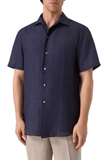 Льняная рубашка BRIONI, арт. SCFH0L-P9111, фото 3