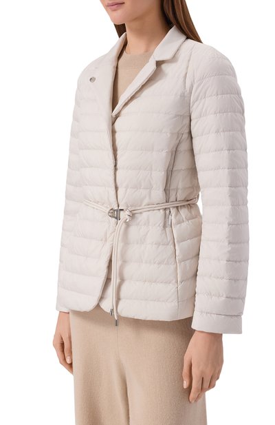 Пуховая куртка lanzada-s3 MOORER белого цвета по цене 130000 руб., арт. LANZADA/S3, фото 3 Пуховая куртка lanzada-s3 MOORER, арт. LANZADA/S3, фото 3