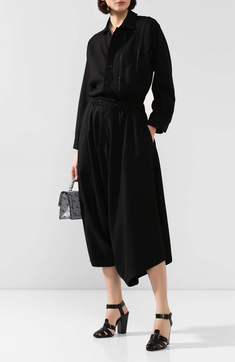 Шерстяной комбинезон YOHJI YAMAMOTO, арт. NC-D52-101, фото 2