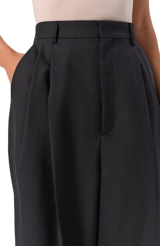 Шерстяные брюки Moschino J0311/5417 Чёрный  J0311/5417 Фото 5