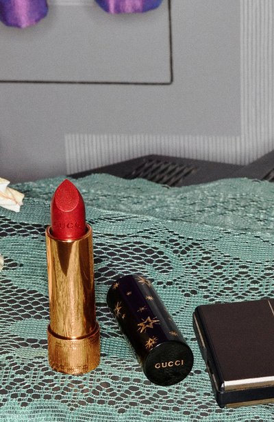 Помада с эффектом металлик, оттенок 025 goldie red GUCCI, арт. 3614229375763, фото 5