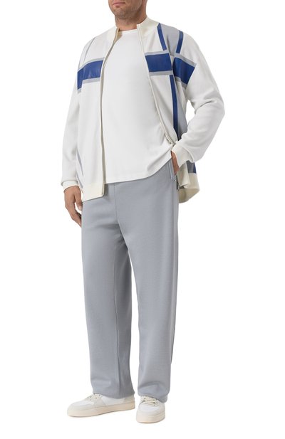 Футболка из вискозы и хлопка BRUNELLO CUCINELLI, арт. MR8061336, фото 2