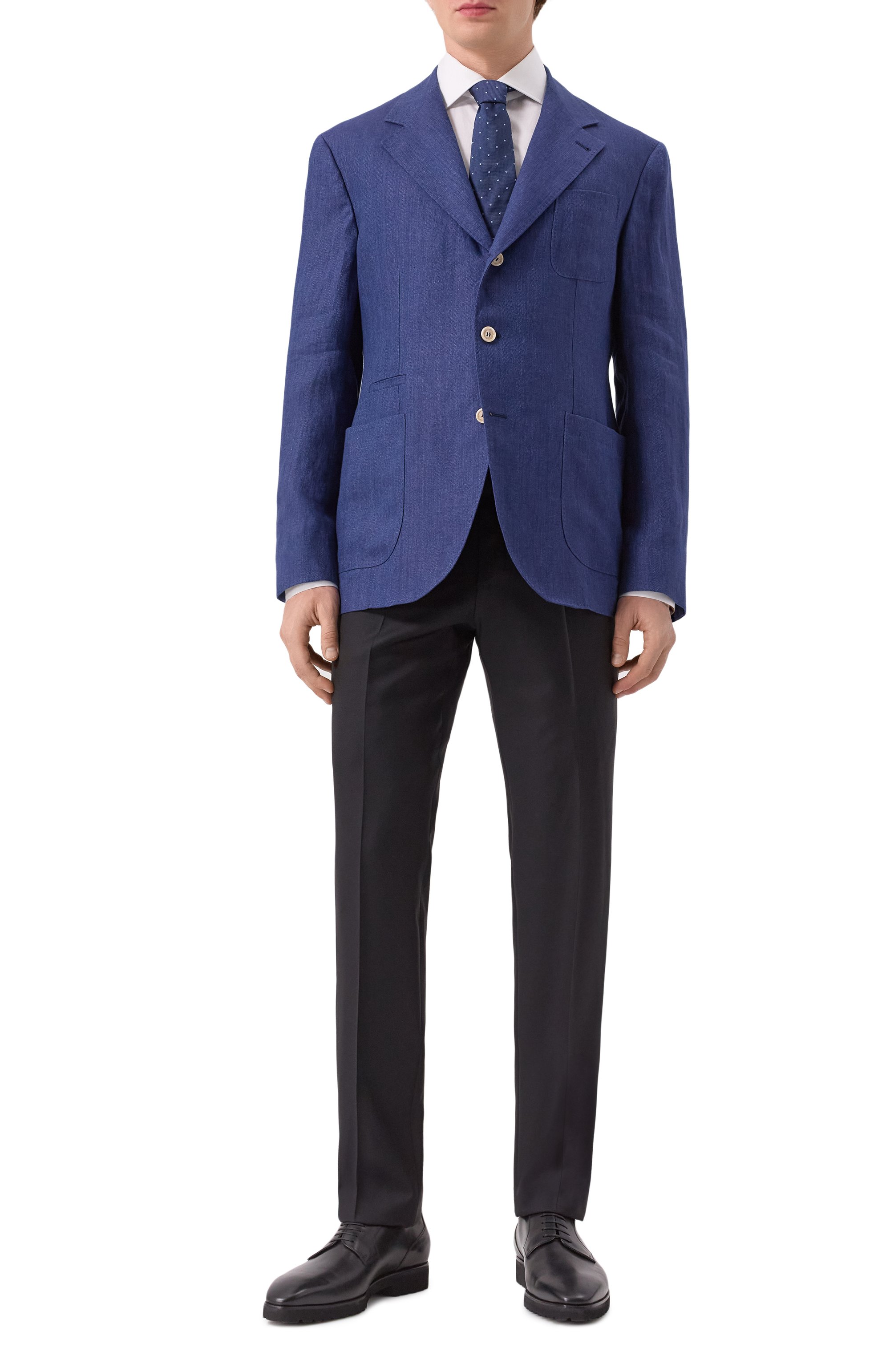 Льняной пиджак BRUNELLO CUCINELLI, арт. MB4267BND, фото 3