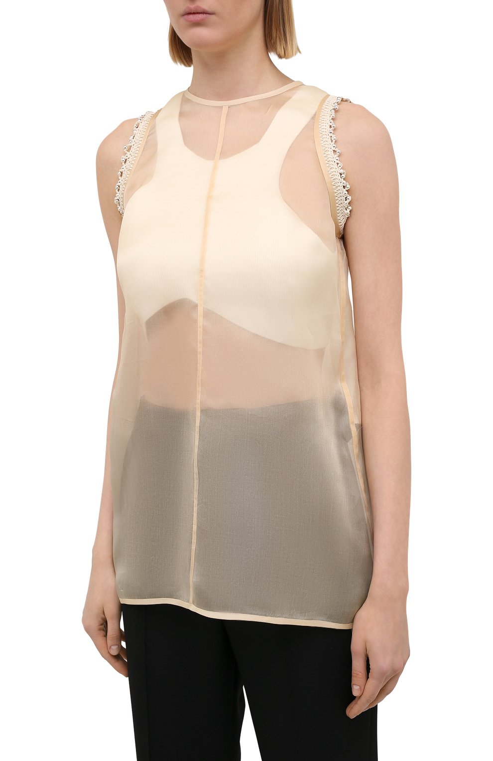 Шелковый топ JIL SANDER, арт. JSWS566780-WS282500, фото 3
