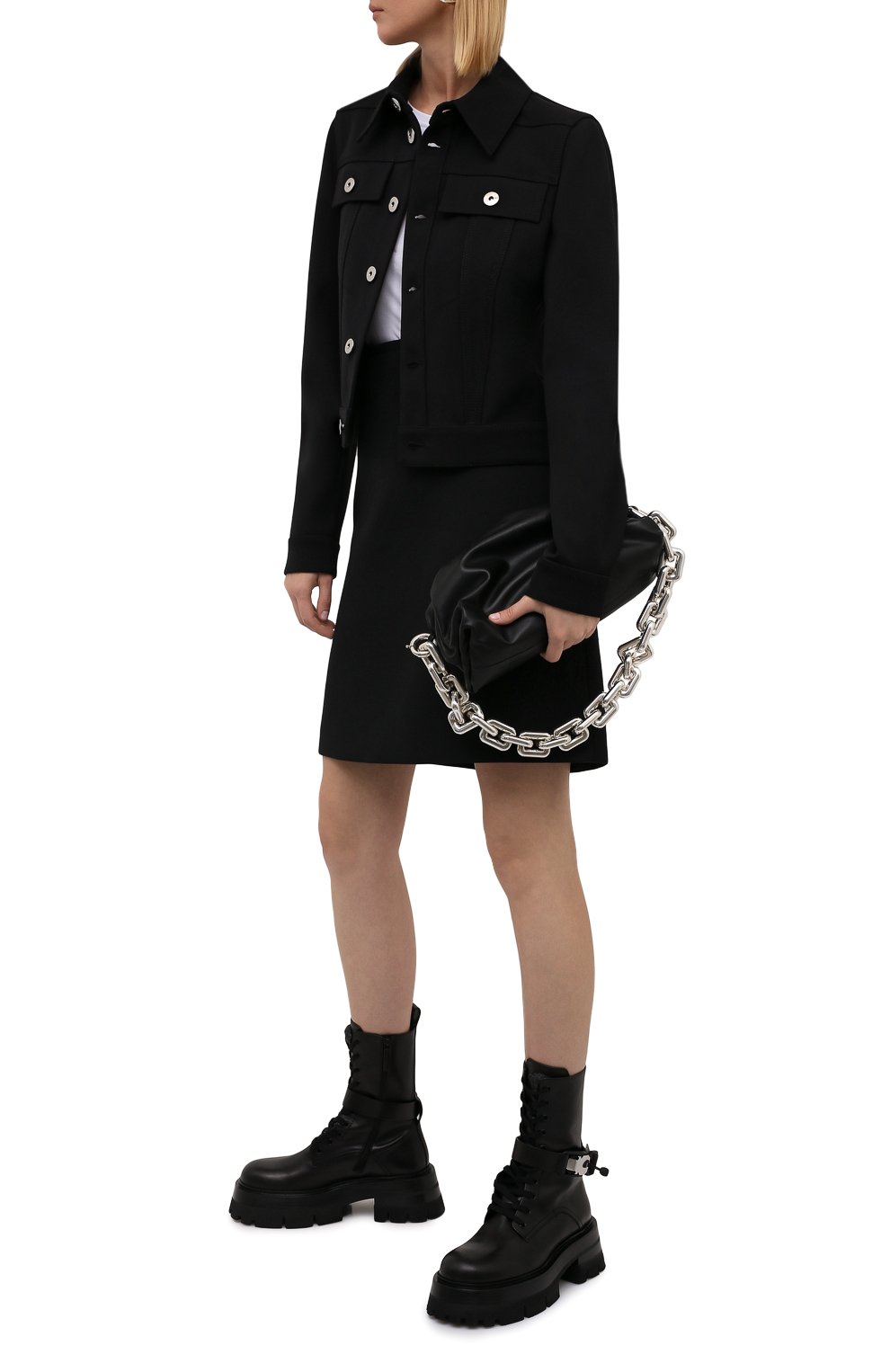 Кожаные ботинки VERSACE, арт. 1000822/1A00633, фото 2