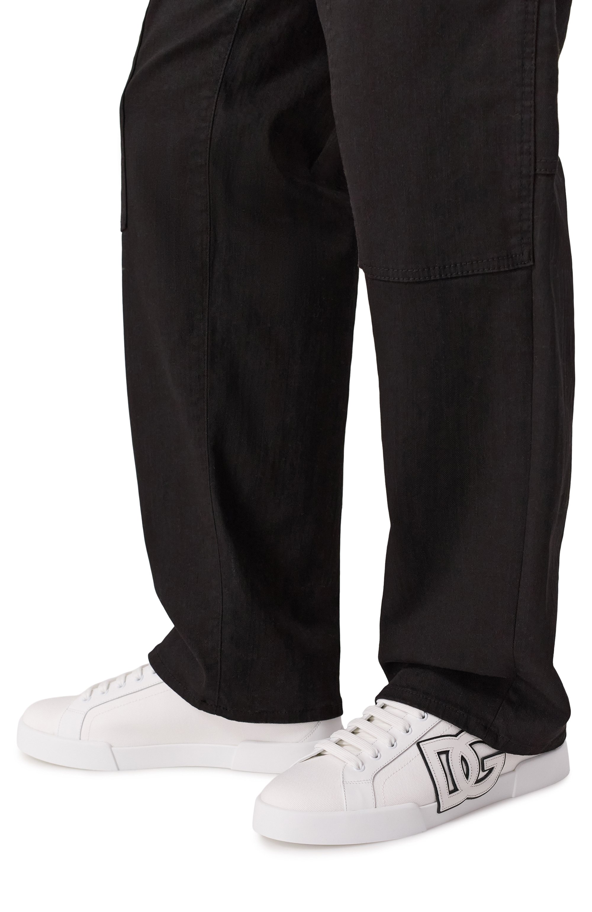 Комбинированные кеды portofino light strobel DOLCE & GABBANA, арт. CS2343/AE629, фото 3