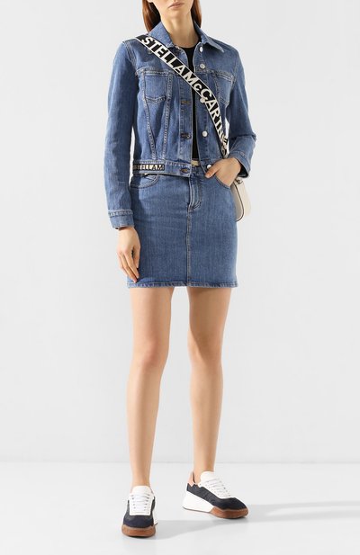 Джинсовая куртка STELLA MCCARTNEY синего цвета по цене 75550 руб., арт. 600260/SNH59, фото 2 Джинсовая куртка STELLA MCCARTNEY, арт. 600260/SNH59, фото 2