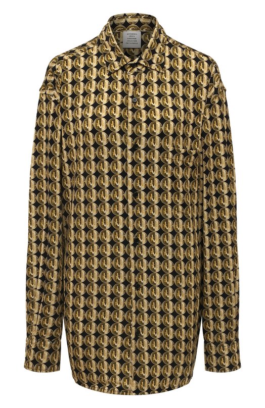 

Рубашка из вискозы VETEMENTS, Золотой