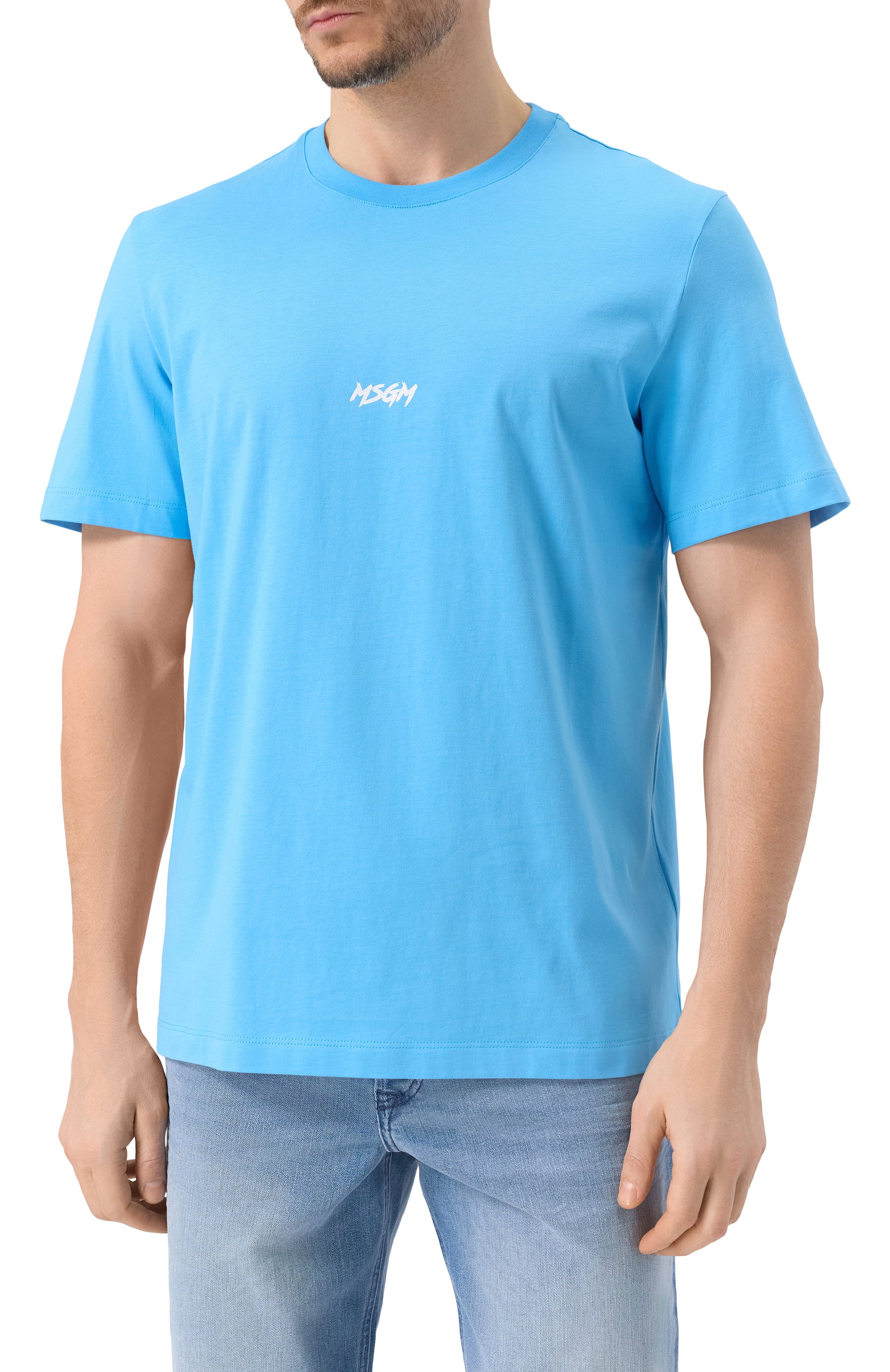 Хлопковая футболка MSGM, арт. 3840MM119/257002, фото 3