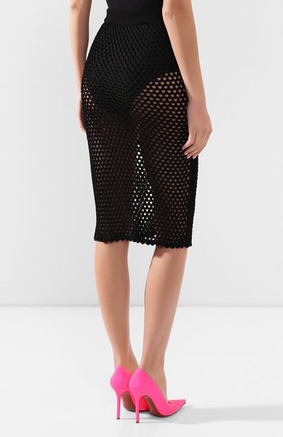 Юбка из вискозы OFF-WHITE, арт. 0WHL008R20H340681000, фото 4