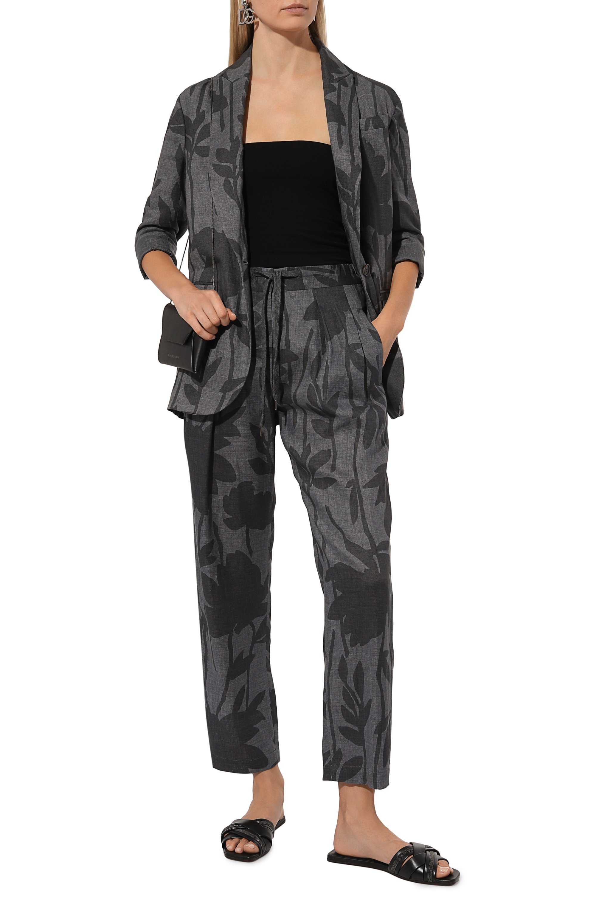 Льняной жакет BRUNELLO CUCINELLI, арт. MB6502549, фото 2