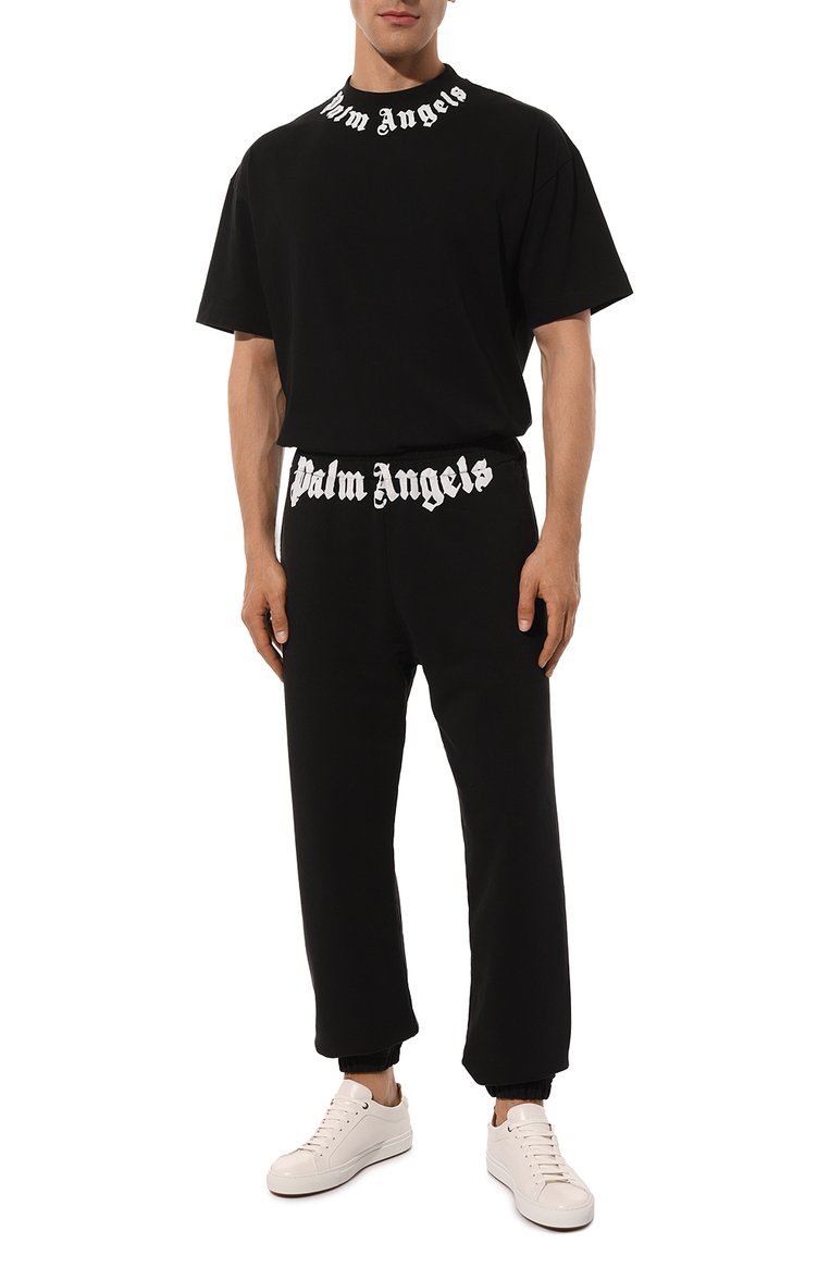 Хлопковые джоггеры PALM ANGELS, арт. PMCH013F24FLE002, фото 1