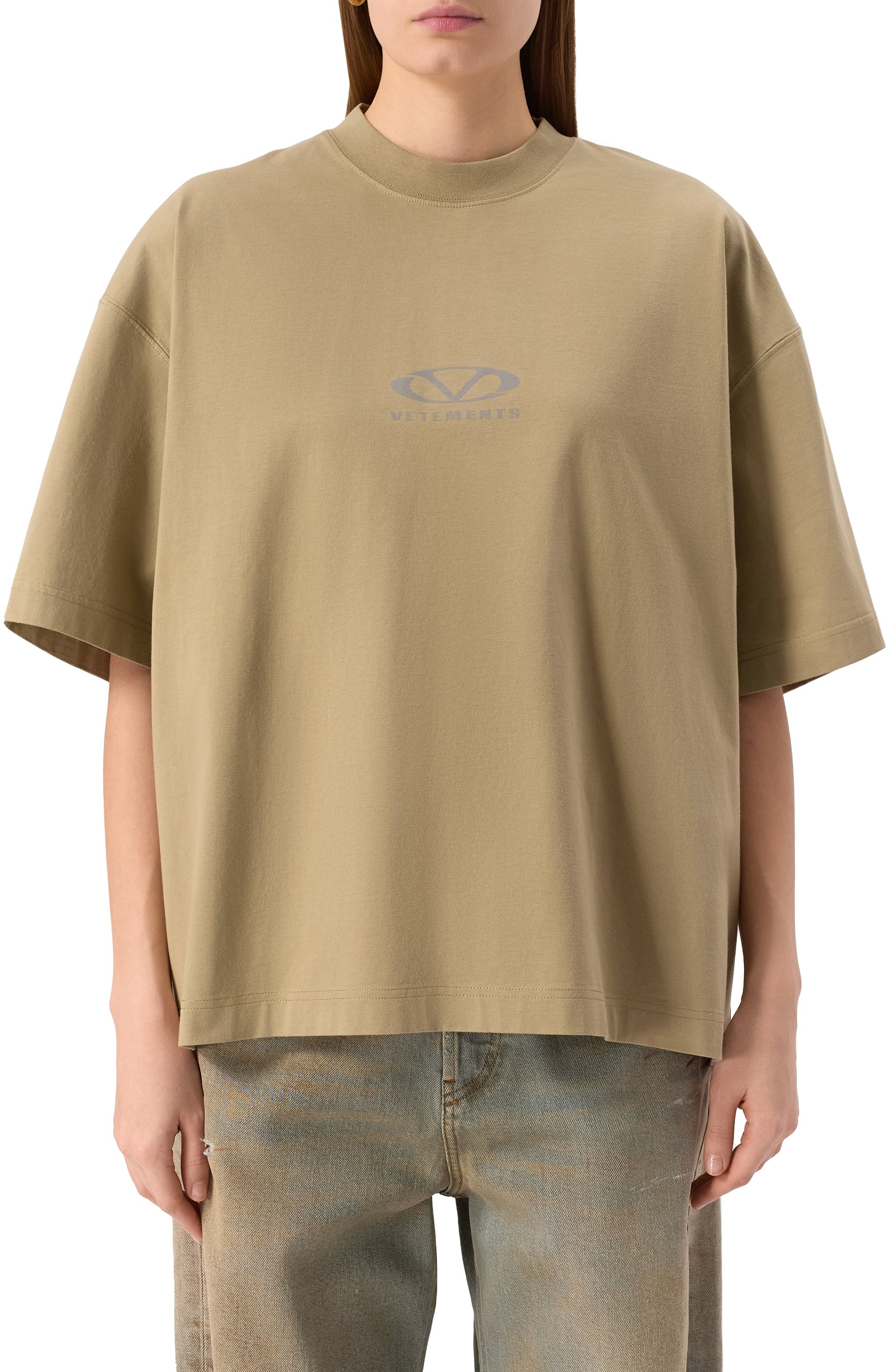 Хлопковая футболка VETEMENTS, арт. UA66TR600T, фото 7