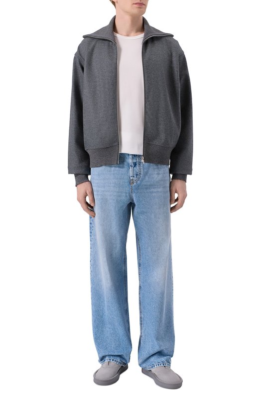 Замшевые кеды Giorgio Armani GM002038/AF24776 Серый  GM002038/AF24776 Фото 2