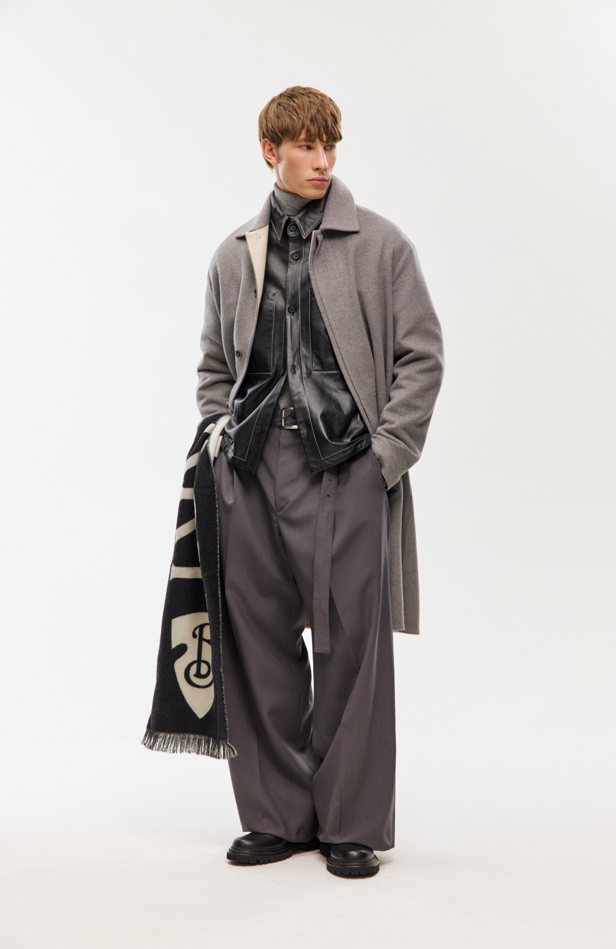 Шерстяной шарф BURBERRY, арт. 8109563, фото 5