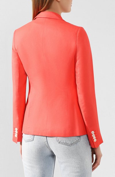 Жакет из смеси хлопка и льна KITON, арт. D15510H07261, фото 4