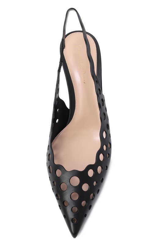 Кожаные туфли Gianvito Rossi G95607.55RIC.NXFNER0 Чёрный  G95607.55RIC.NXFNER0 Фото 6