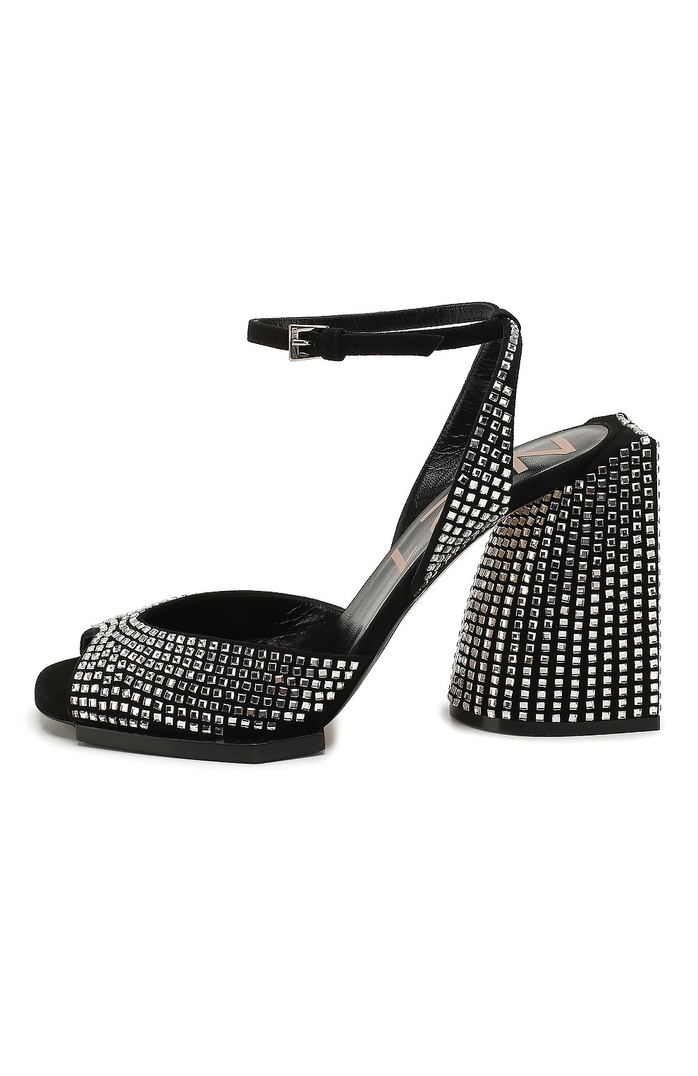 Текстильные босоножки N21, арт. N220E8927/ANKLESTRAP SANDALS, фото 3